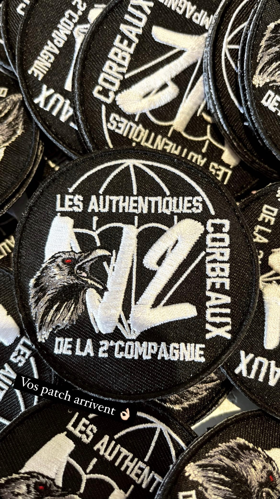 Patch brodé personnalisé