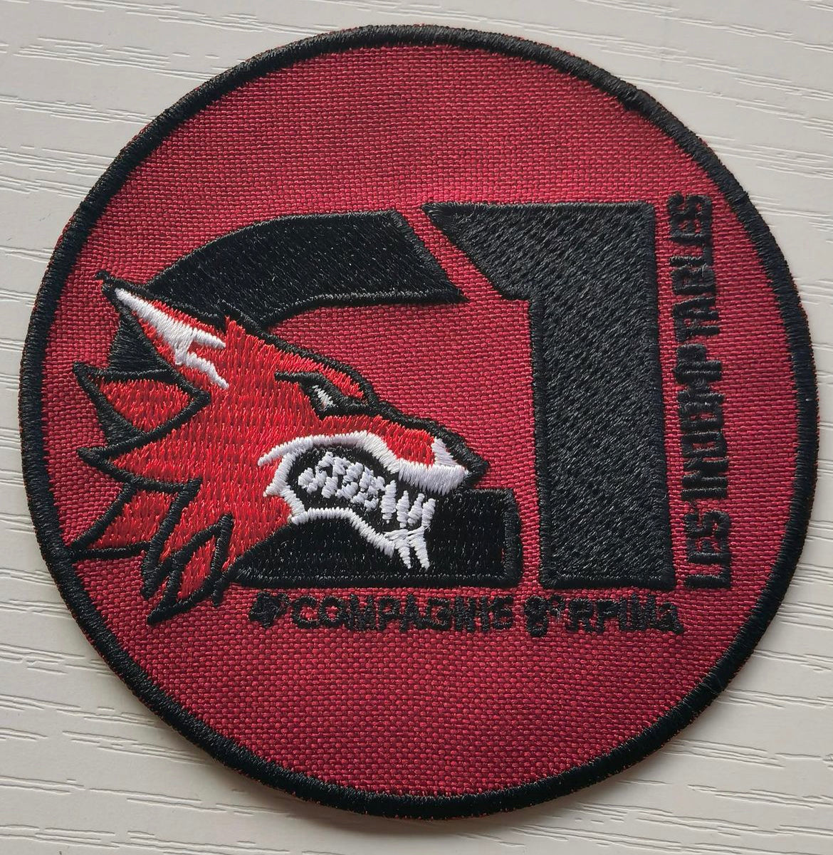 Patch brodé personnalisé