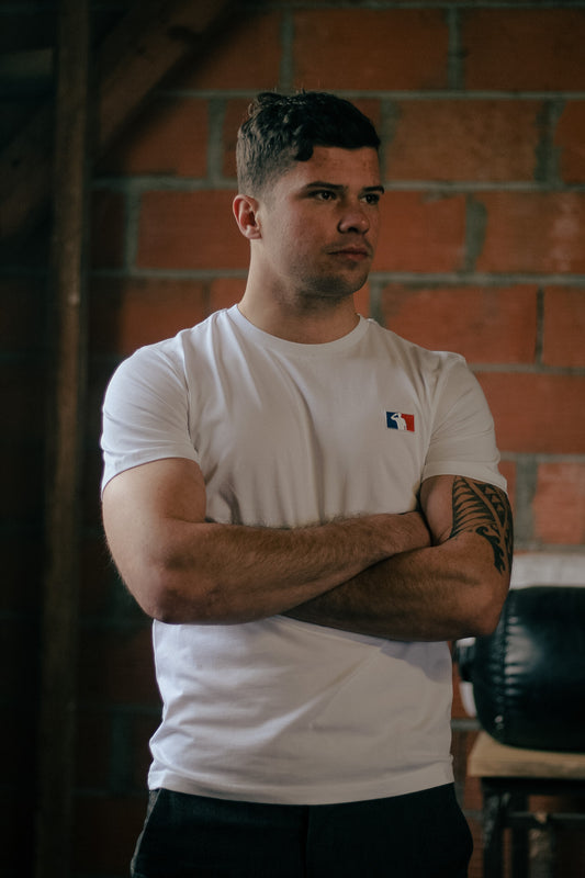 T-shirt brodé aux couleurs de la France